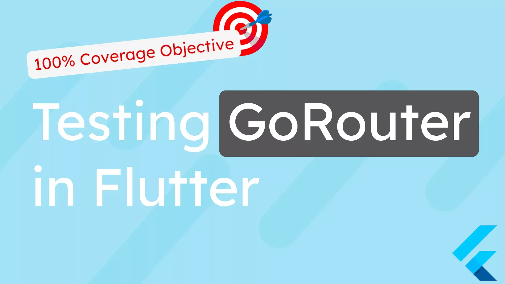 Testing GoRouter in Flutter